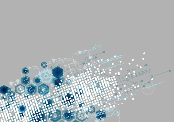 Abstrakter technischer Hintergrund — Stockvektor