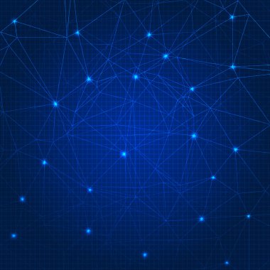 Mavi soyut geometri arka plan