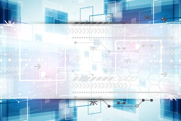 Abstrakt framtida teknik bakgrund — Stock vektor