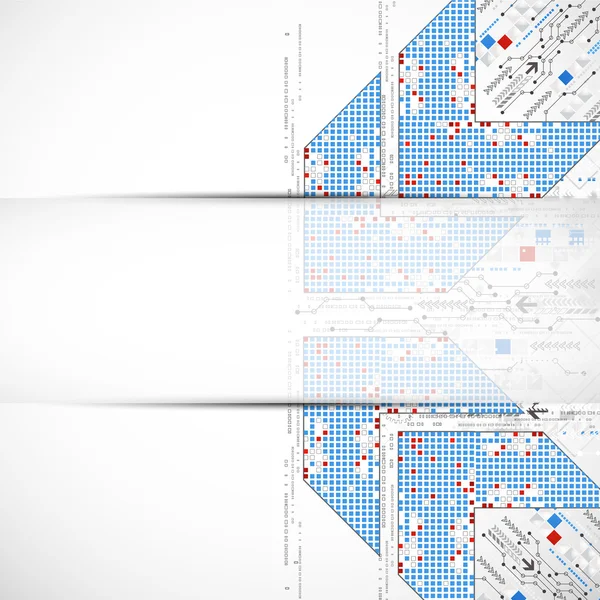 Résumé technologie bleue fond d'entreprise — Image vectorielle