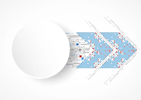 Résumé technologie bleue fond d'entreprise — Image vectorielle