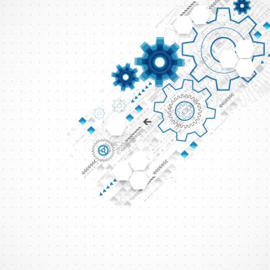 Soyut teknoloji iş şablon arka plan.