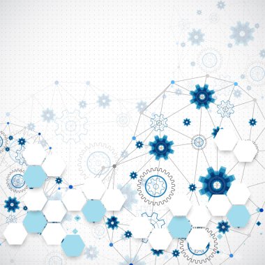 Soyut teknoloji arkaplanı.