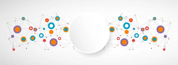 Ağ rengi teknolojisi iletişim arkaplanı. 