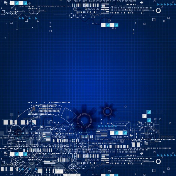 Ingeniería abstracta tecnología futura antecedentes . — Archivo Imágenes Vectoriales