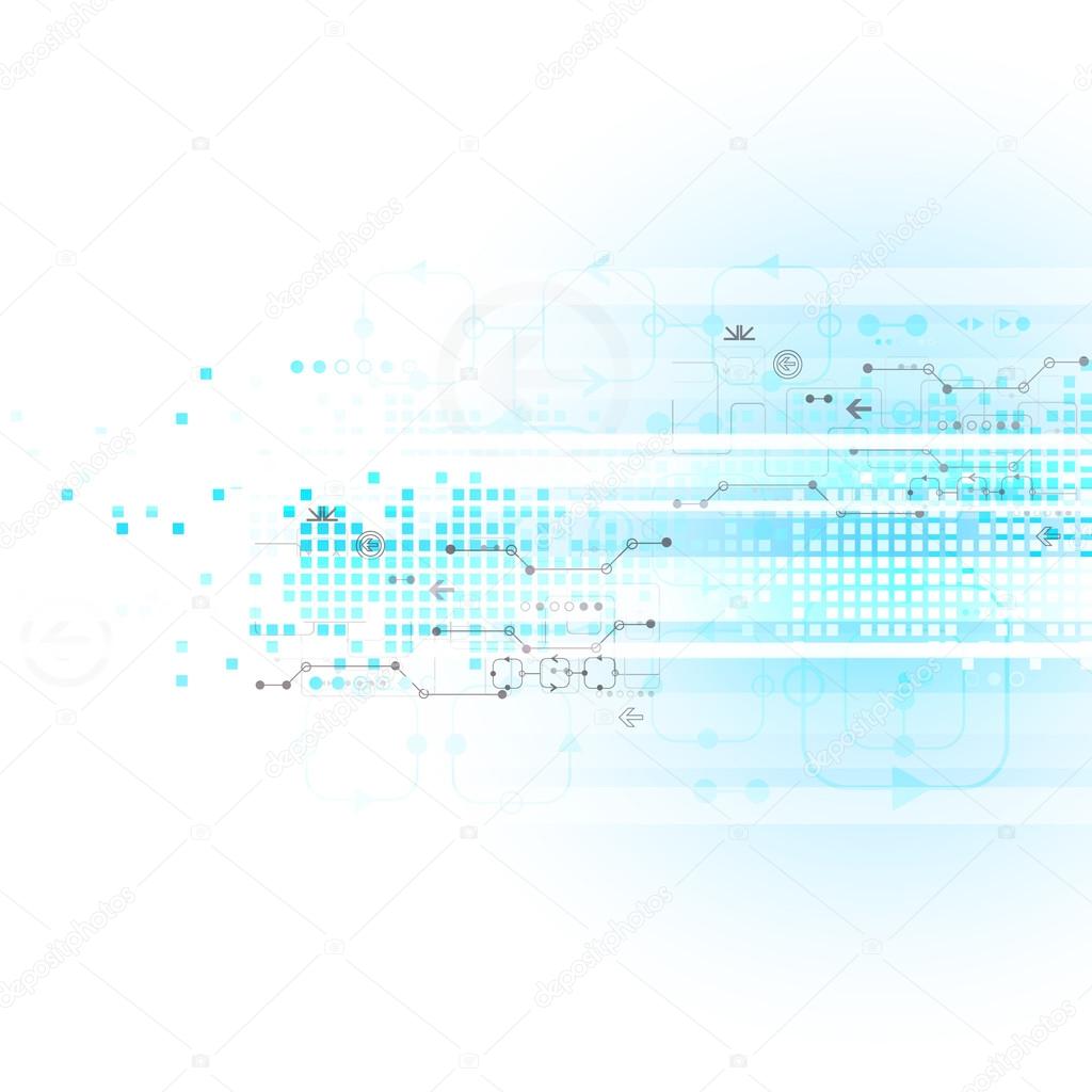 Abstract technology business template background. 
