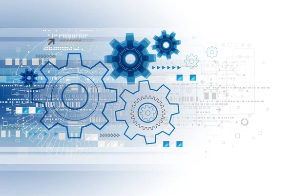 Plantilla de negocio de tecnología abstracta . — Archivo Imágenes Vectoriales
