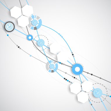 Soyut teknoloji arkaplanı