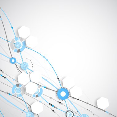 Soyut teknoloji arkaplanı