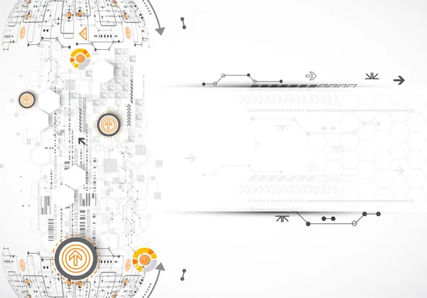 Abstracte kleur wetenschap of technologie achtergrond. — Stockvector