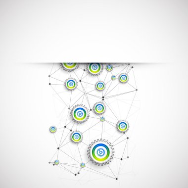 Soyut teknolojik arkaplan