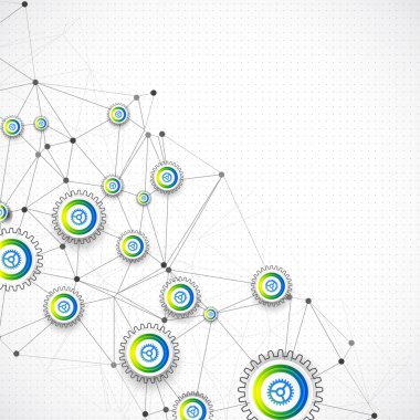 Soyut teknolojik arkaplan