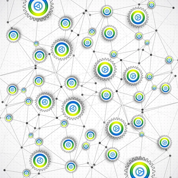 Fondo tecnológico abstracto — Archivo Imágenes Vectoriales