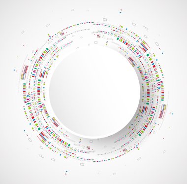 Soyut teknolojik arkaplan