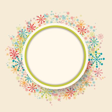 Holiday winter theme background.