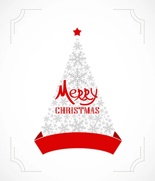 Christmas greeting card. Holiday  illustration — Stockvector