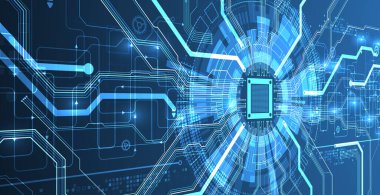 Teknolojik ve bilimsel konularda soyut bir geçmiş. İşlemci konsepti. Vektör biçimi.