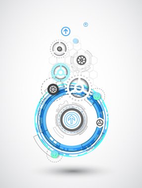 soyut dijital teknoloji arkaplanı