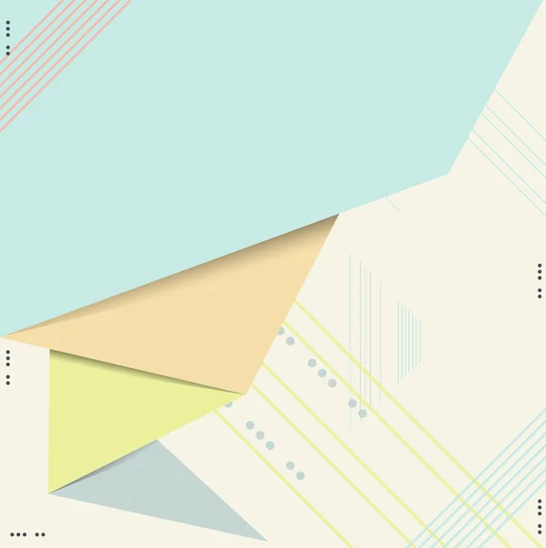 抽象的な紙折り紙の背景 — ストックベクタ