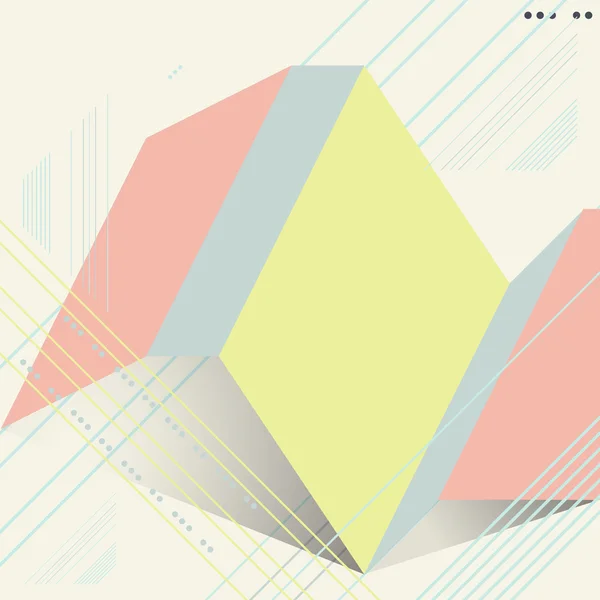 Abstraktní pozadí origami — Stockový vektor