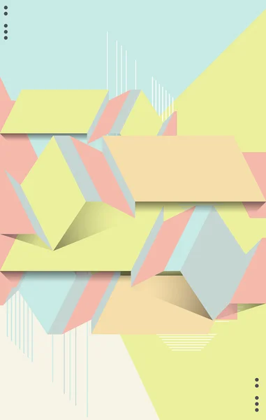 Abstraktes Papier Origami Hintergrund — Stockvektor