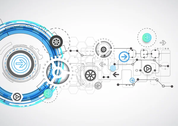 Tecnología digital abstracta fondo — Archivo Imágenes Vectoriales
