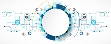 Soyut teknolojik arkaplan