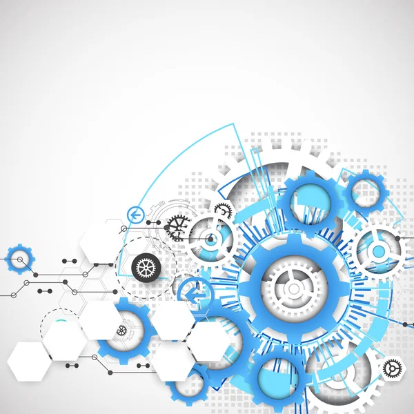 Soyut teknoloji vites arka plan.