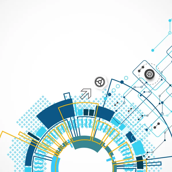 Abstracte technologische achtergrond — Stockvector