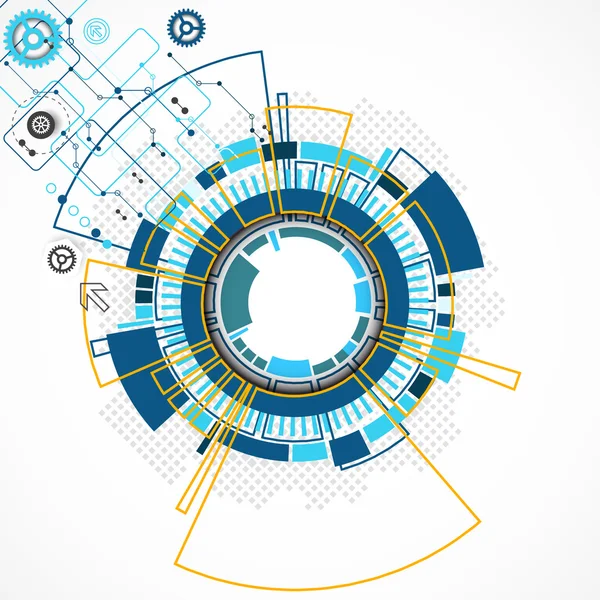 Contesto tecnologico astratto — Vettoriale Stock