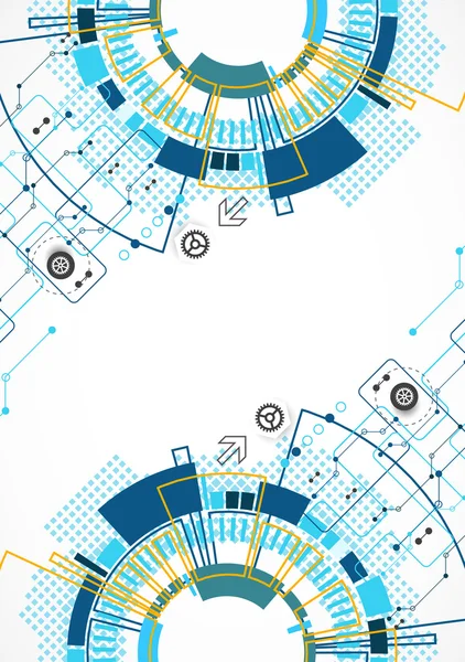 Abstrakter technologischer Hintergrund — Stockvektor