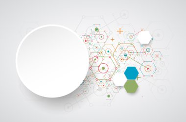 Soyut teknoloji arkaplanı.