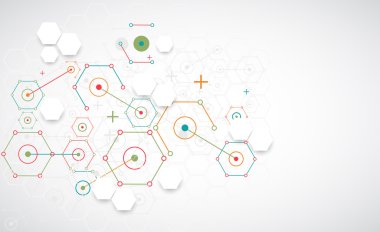 Soyut teknoloji arkaplanı.