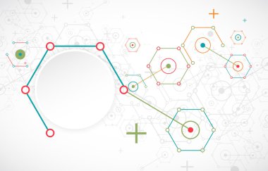 Soyut teknoloji arkaplanı.