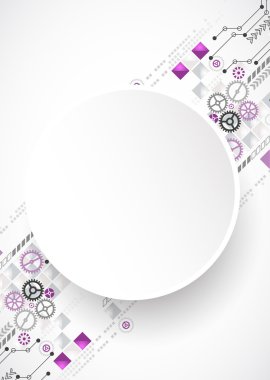 Soyut teknoloji arkaplanı.