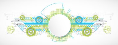 Soyut teknoloji arkaplanı.