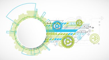 Soyut teknoloji arkaplanı