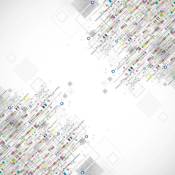 Achtergrond abstracte technologie. — Stockvector