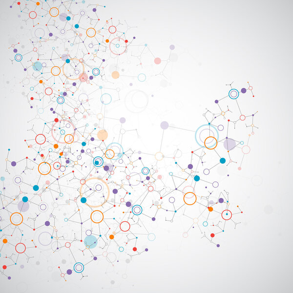 Современный геометрический фон
