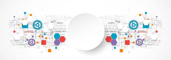 Achtergrond abstracte technologie — Stockvector