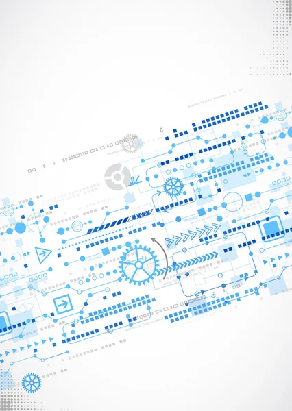 Achtergrond abstracte technologie. — Stockvector