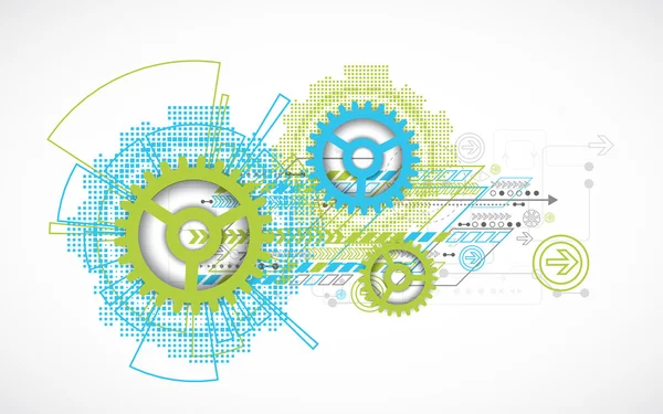 Antecedentes de tecnología abstracta — Archivo Imágenes Vectoriales