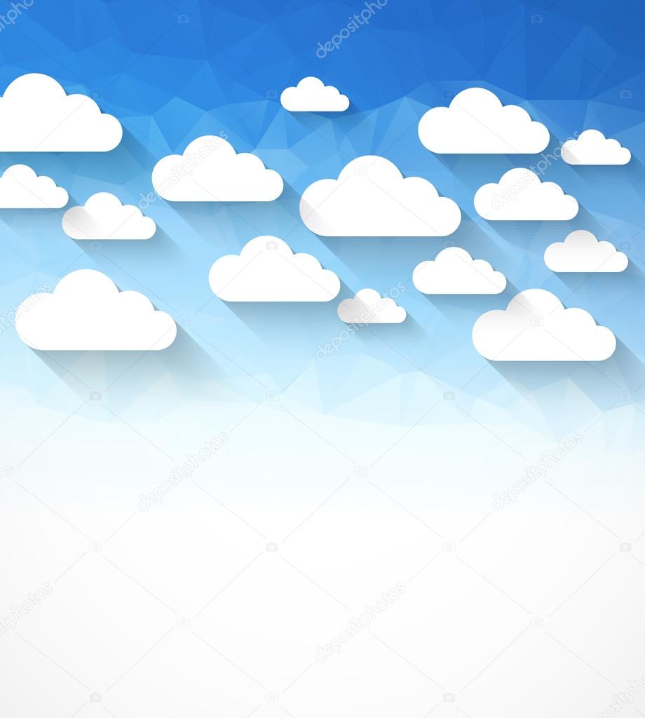 Clouds theme background.