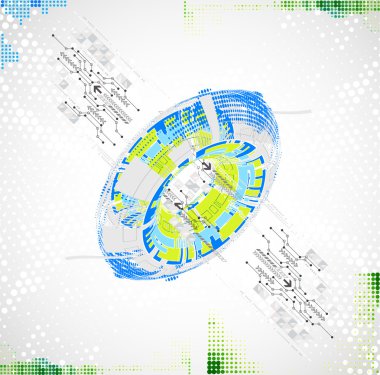 Soyut teknoloji arkaplanı.