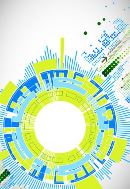 Soyut teknolojik arkaplan