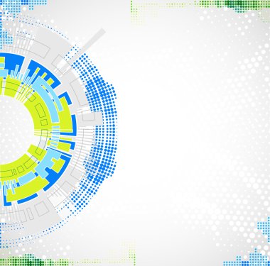 Soyut teknolojik arkaplan