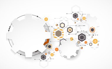 Soyut teknoloji arkaplanı.