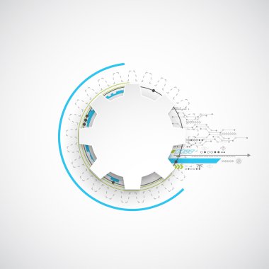 Soyut teknoloji arkaplanı.