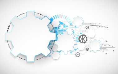 Soyut teknoloji arkaplanı. 