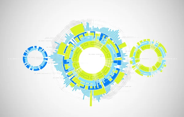 Abstracte technologische achtergrond — Stockvector